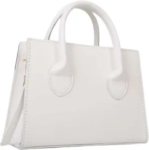 GORGLITTER Women's Small Crossbody Purse Double Handle Satchel Shoulder Bag Crossbody Square Bag Purse Handbag