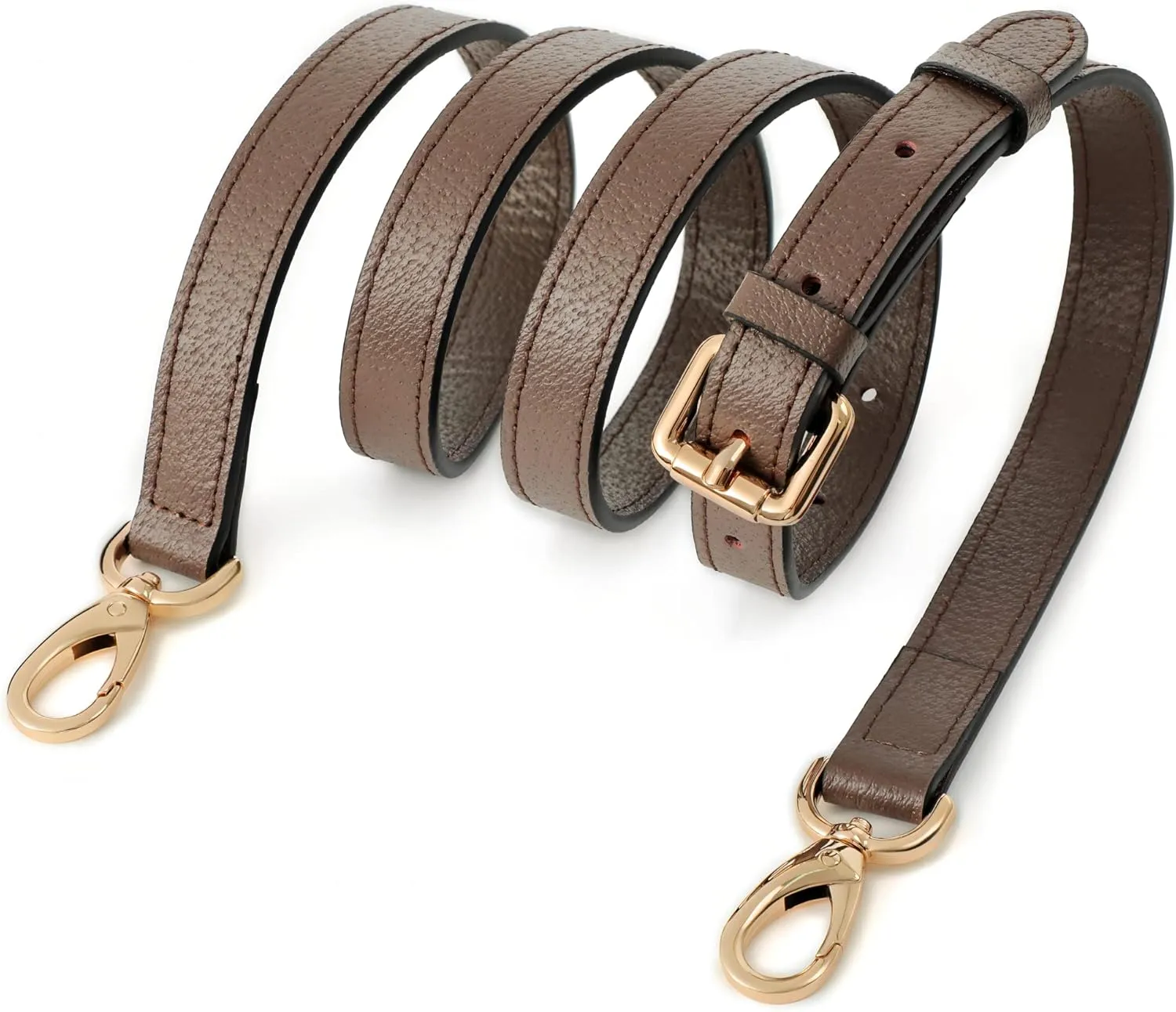 GOXTECH Genuine Leather Purse Strap Replacement Crossbody Handbag Long Adjustable