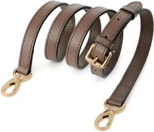 GOXTECH Genuine Leather Purse Strap Replacement Crossbody Handbag Long Adjustable