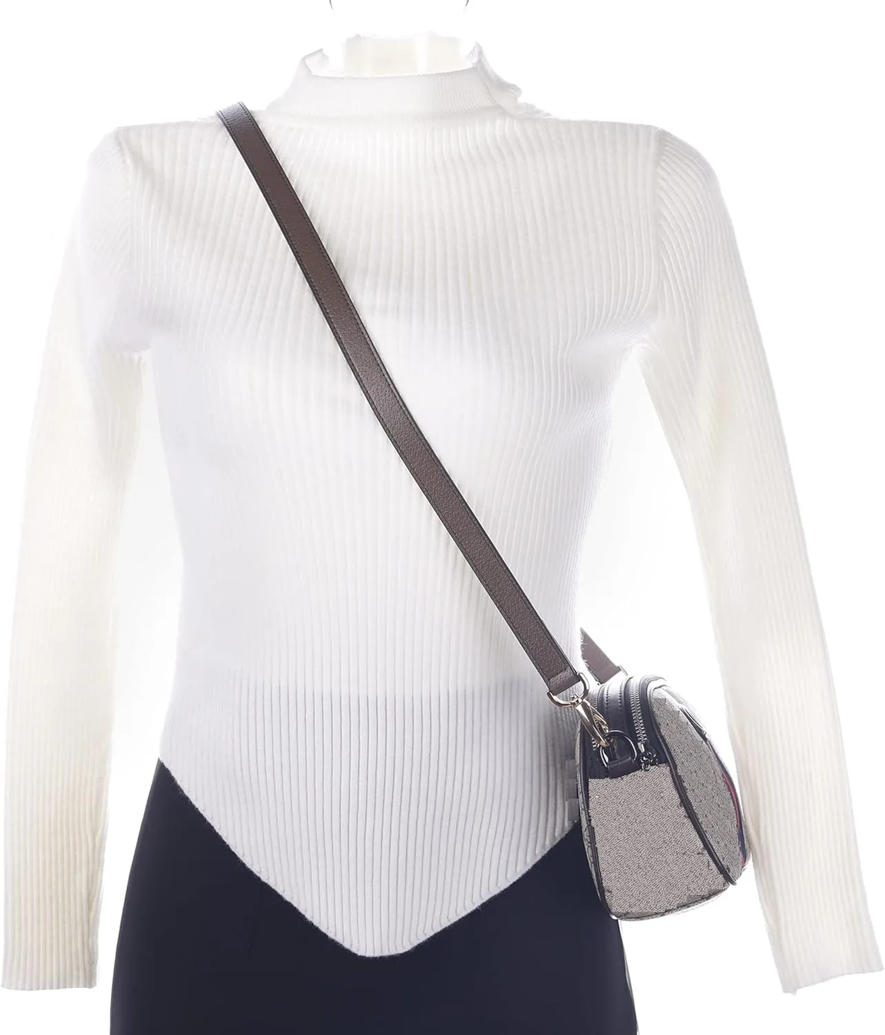 GOXTECH Genuine Leather Purse Strap Replacement Crossbody Handbag Long Adjustable