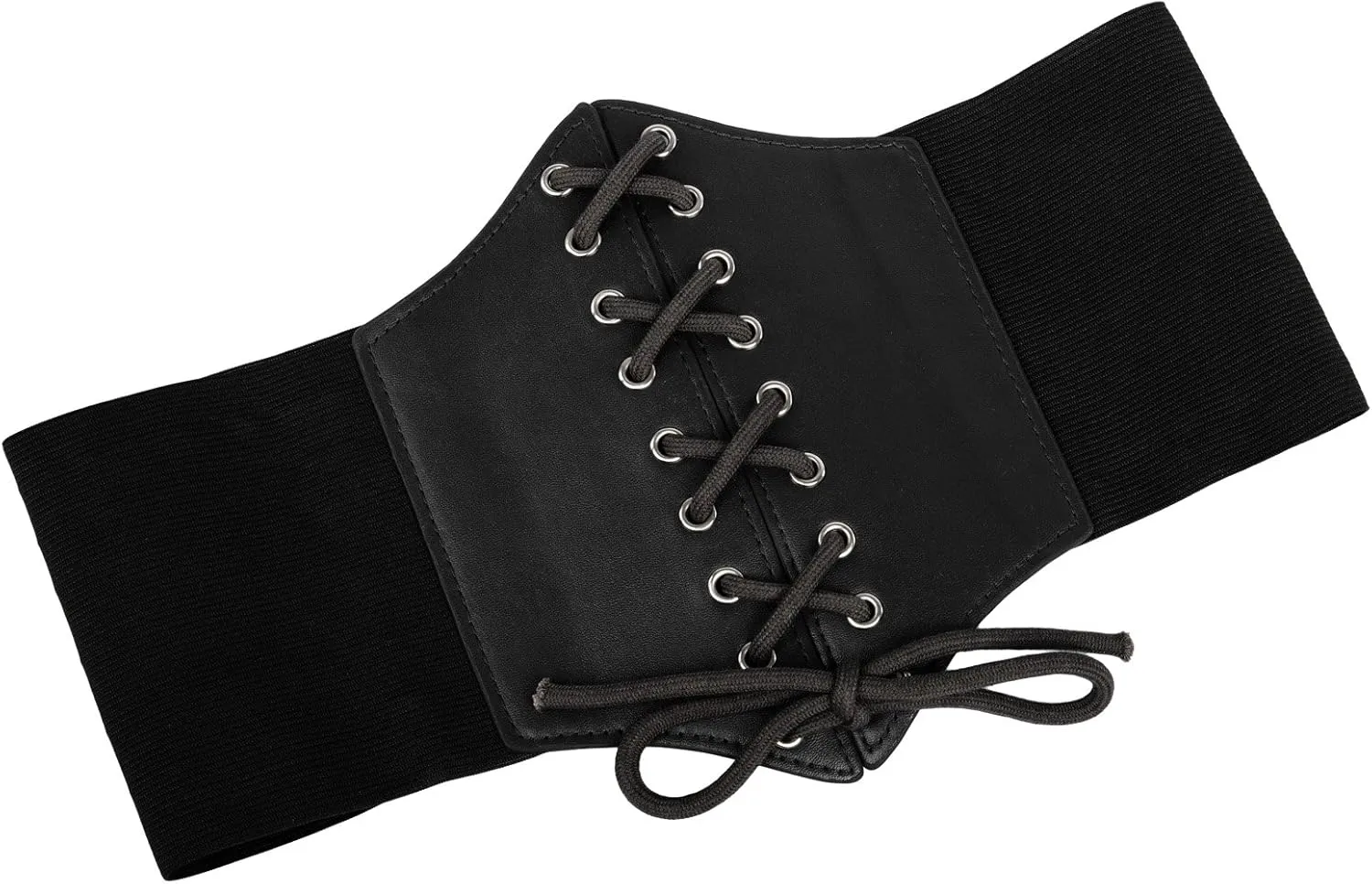 GRACE KARIN Lace-up Cinch Belt Tied Corset Elastic Waist Belt 2 Piece