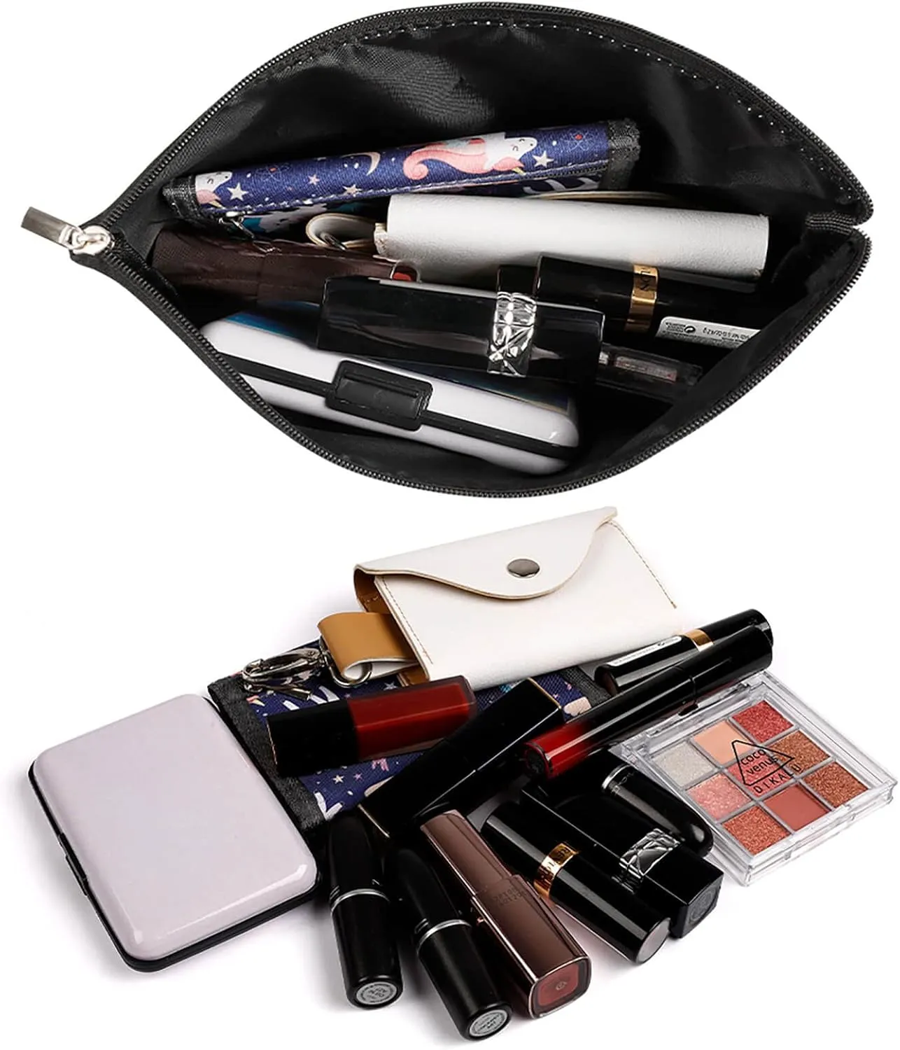 Guyana Flag Portable Makeup Organizer for Travel Cosmetic Bag for Purse