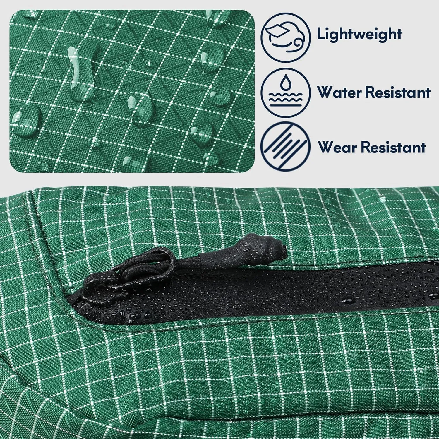 Haimont Lightweight Fanny Packs, Crossbody Waist Bag for Women Men with Pockets for Travel, Running, Walking, Nylon, Green