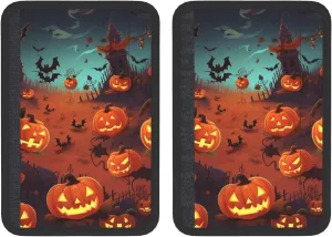 Halloween Car Seat Belt Pad 2 Pack Universal Fit Seatbelt Cover Soft and Comfortable Backpack Shoulder Pad Adjustable Neck Cushion Protector Harness Pad for Car Bag