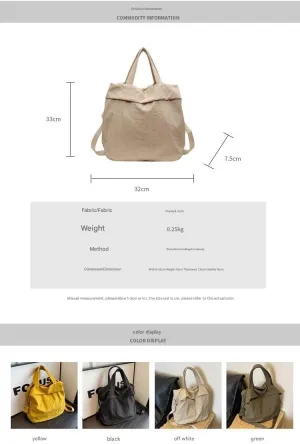 Handbags, Casual Bags, Women's Shoulder Bags, Hand-held Large Capacity Messenger Bags(Black)