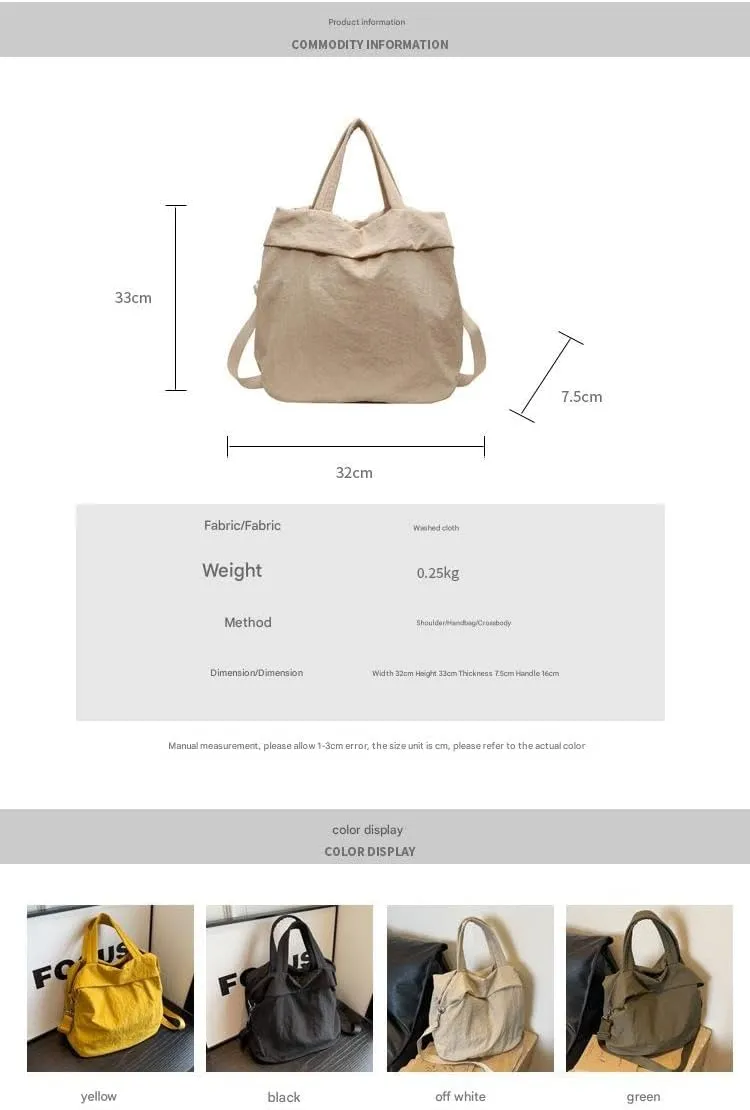 Handbags, Casual Bags, Women's Shoulder Bags, Hand-held Large Capacity Messenger Bags(Black)