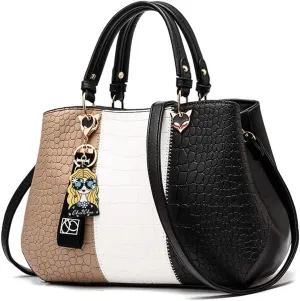 Handbags for Women Fashion Ladies Purses PU Leather Satchel Shoulder Tote Bags