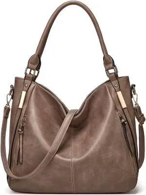 Handbags for Women Shoulder Tote Zipper Purse PU Leather Top-handle Satchel Bags With Tassle