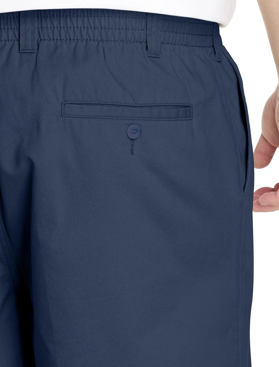 Harbor Bay by DXL Men's Big and Tall Elastic-Waist Cotton Shorts