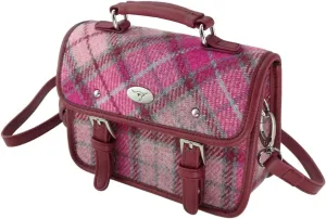 Harris Tweed Bervie Mini Satchel Bag With Adjustable & Removable Shoulder Strap