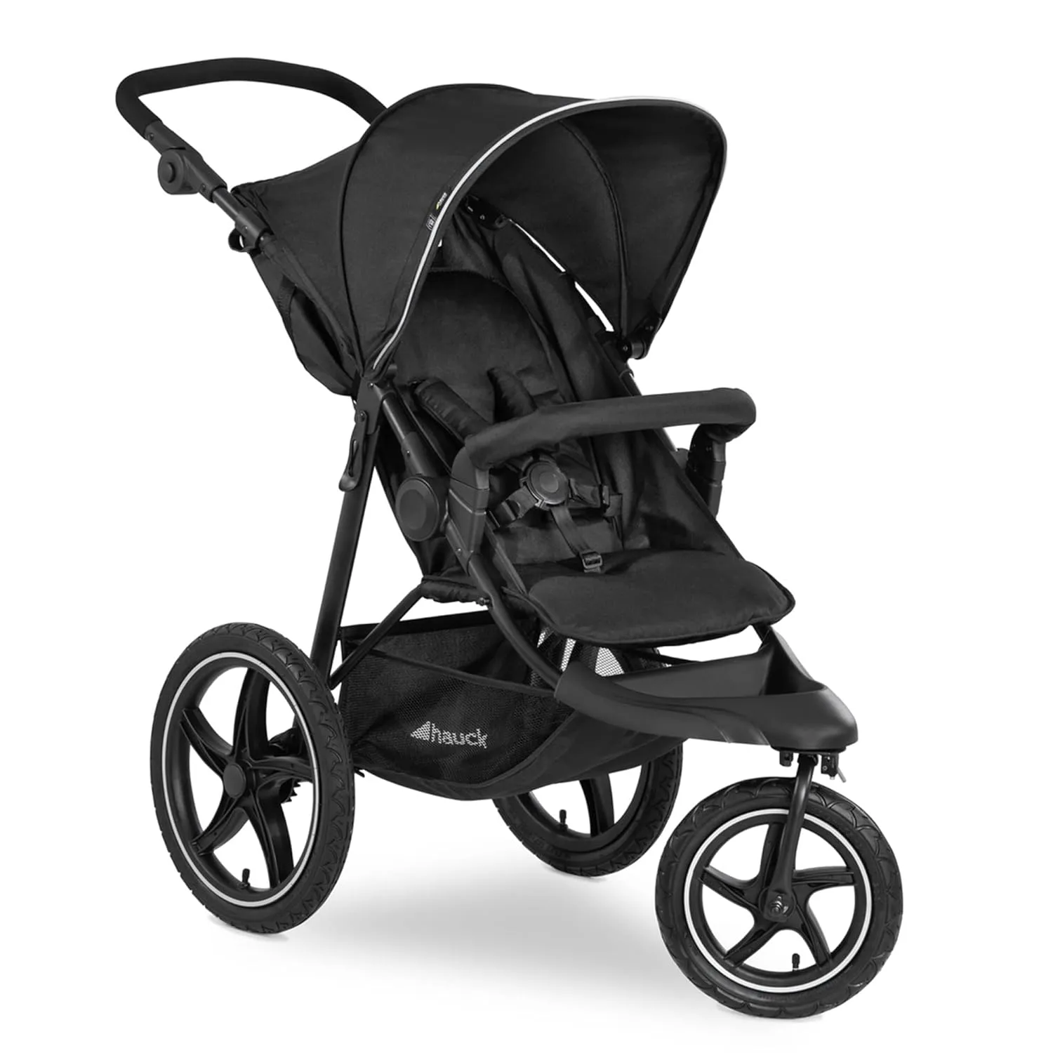 Hauck Jogging Stroller, All-Terrain Baby/Toddler Running Stroller, Runner 2, Black