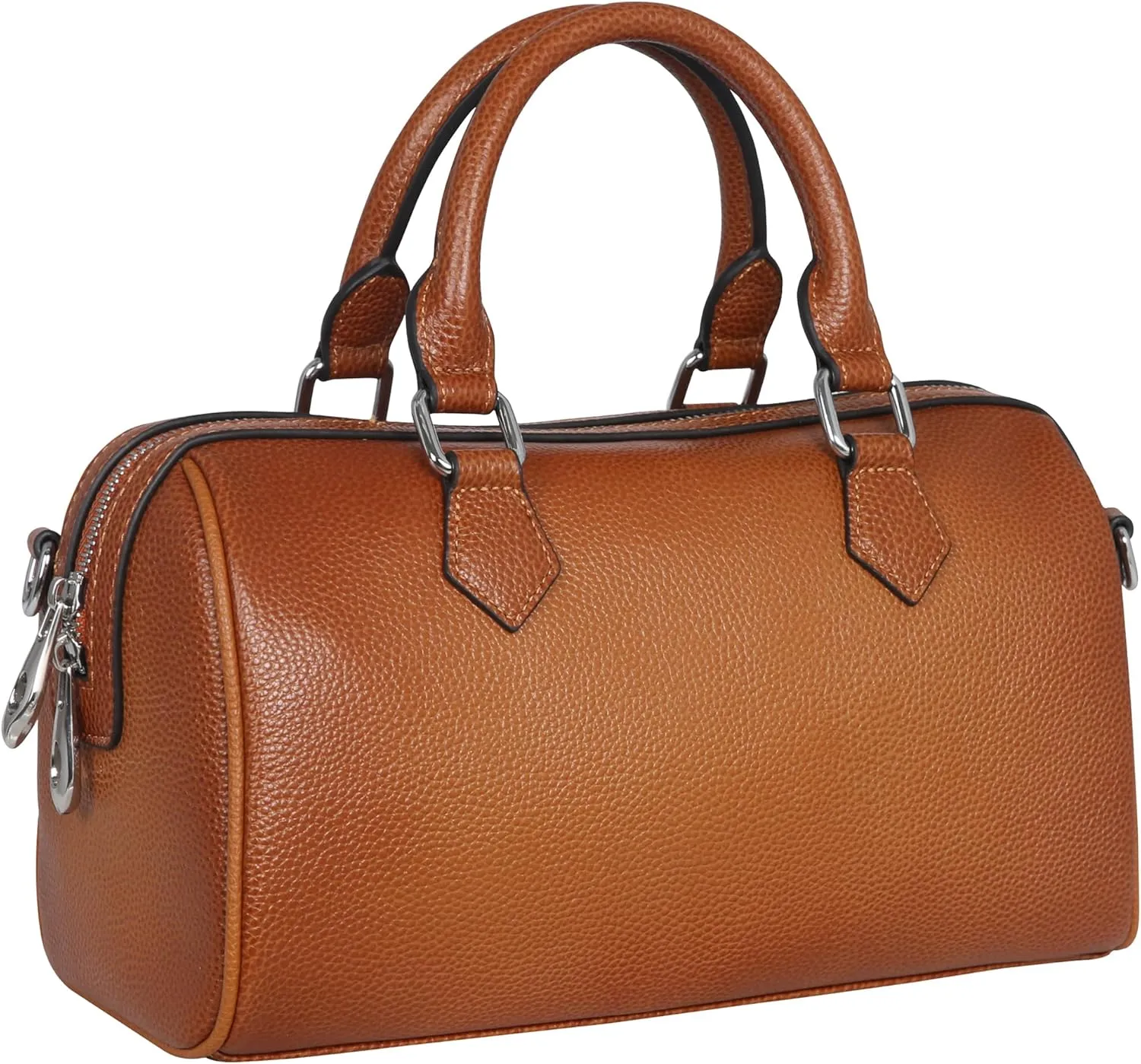 HESHE Leather Top Handle Bags for Women Leather Purses Tote Bag Satchel Handbags Shoulder Bag Designer Crossbody Bags