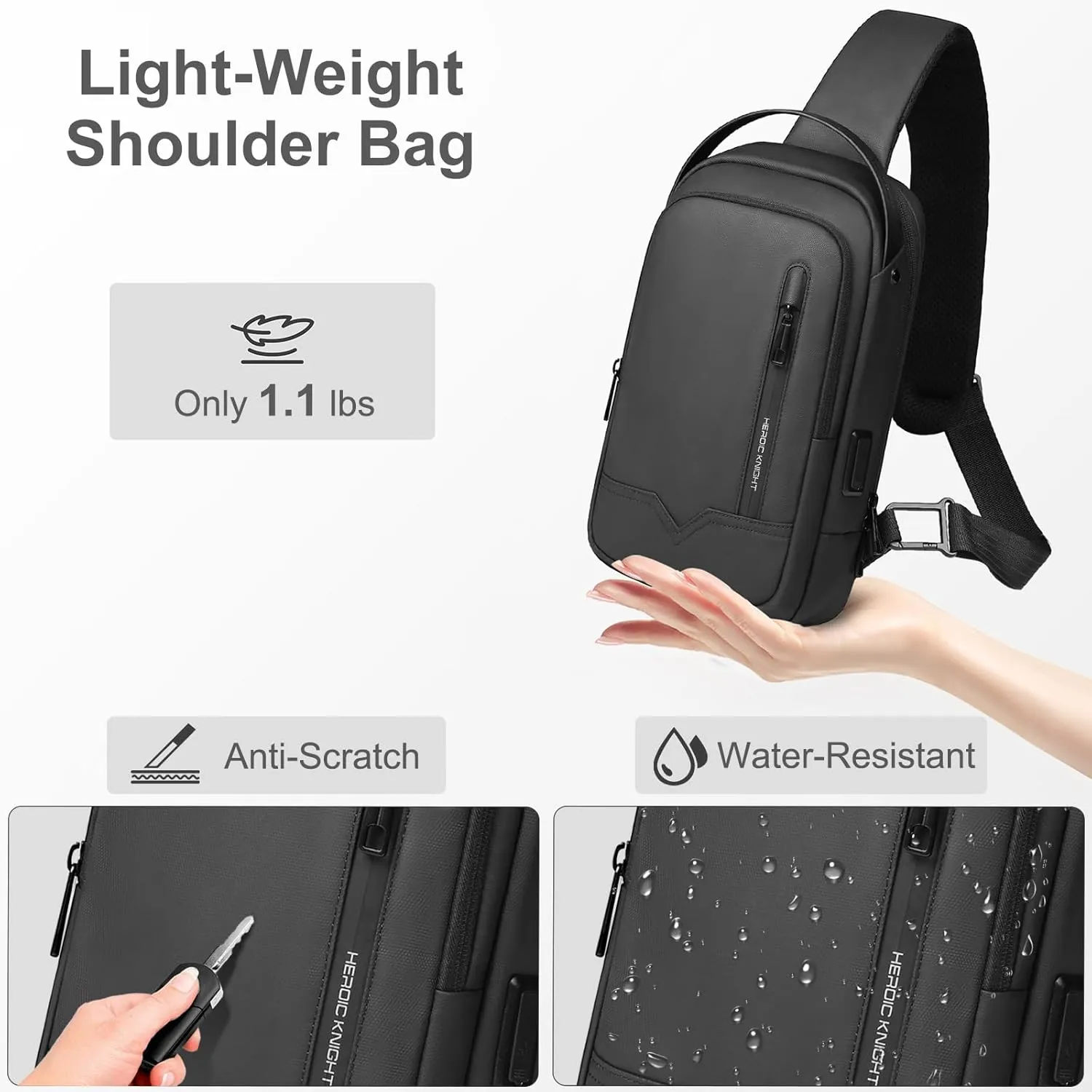 hk Sling Crossbody Shoulder Bag