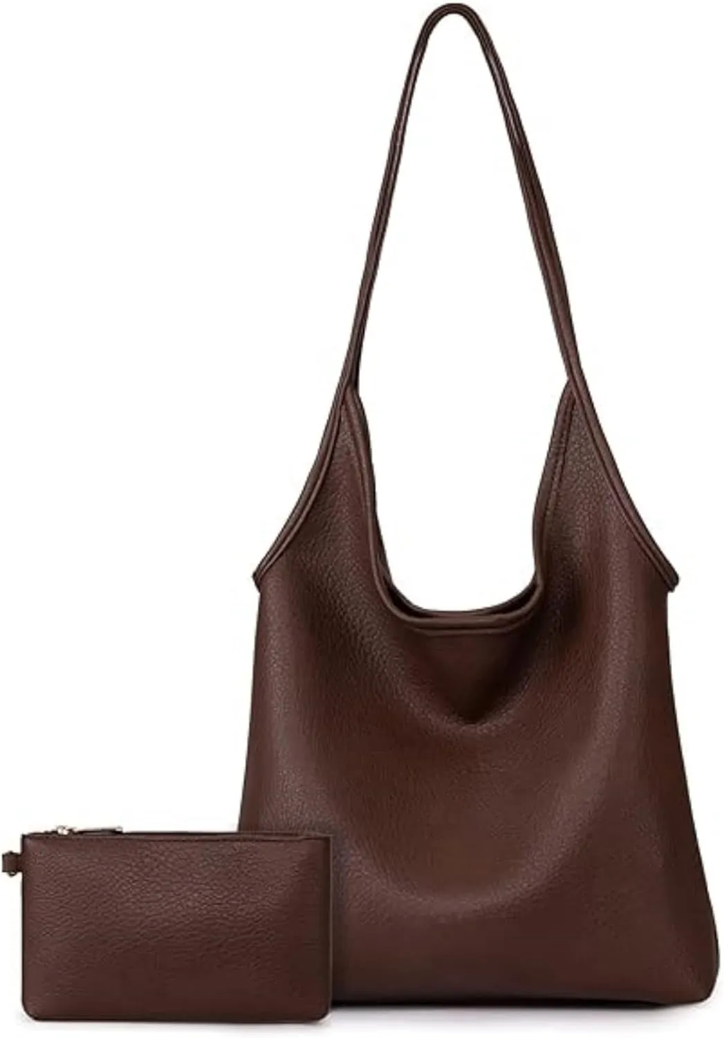 Hobo Bags for Women Leather Slouchy Tote Bag Soft Designer Shoulder Purses Top Handle Handbag for Ladies Girls