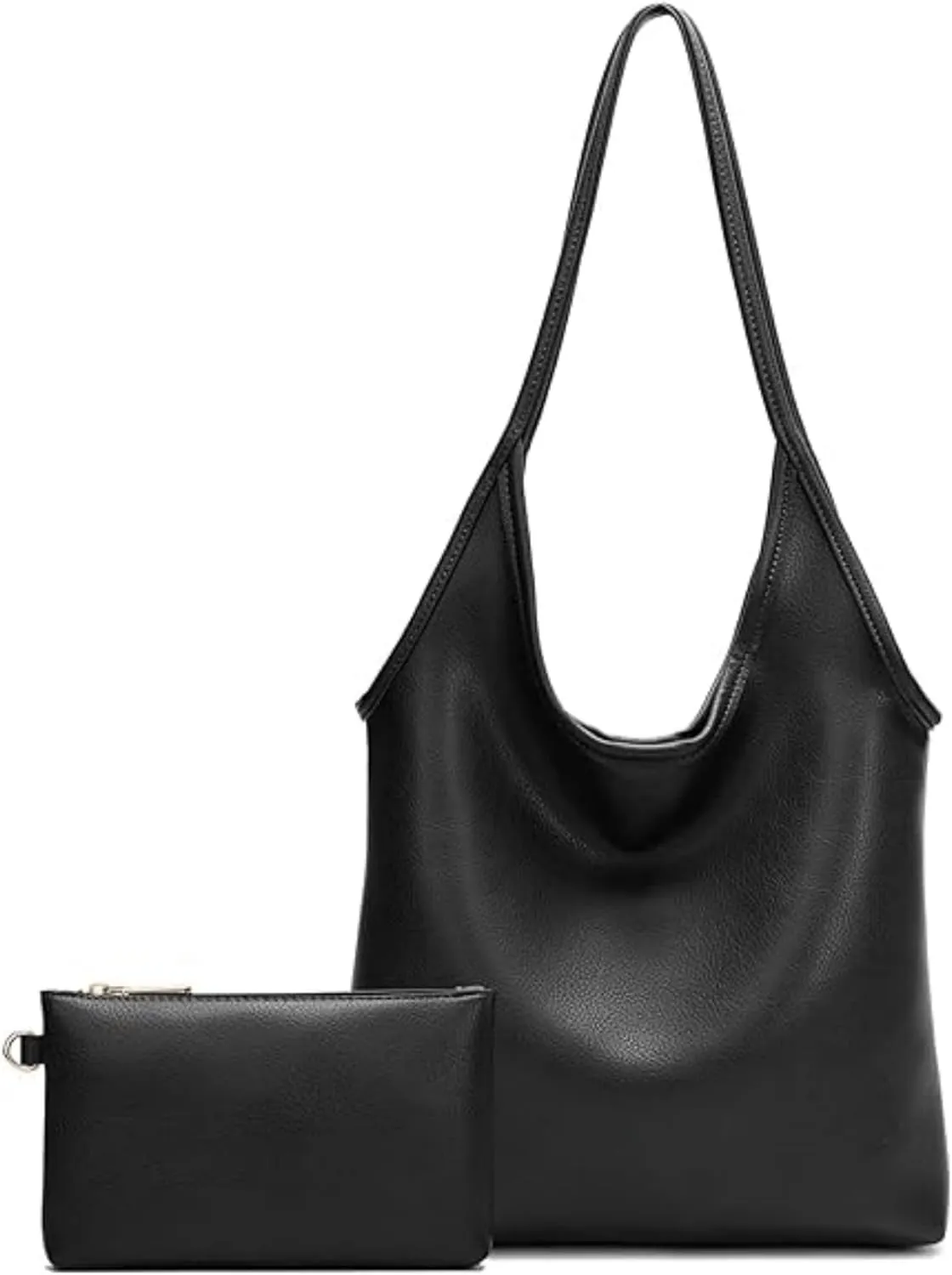 Hobo Bags for Women Leather Slouchy Tote Bag Soft Designer Shoulder Purses Top Handle Handbag for Ladies Girls