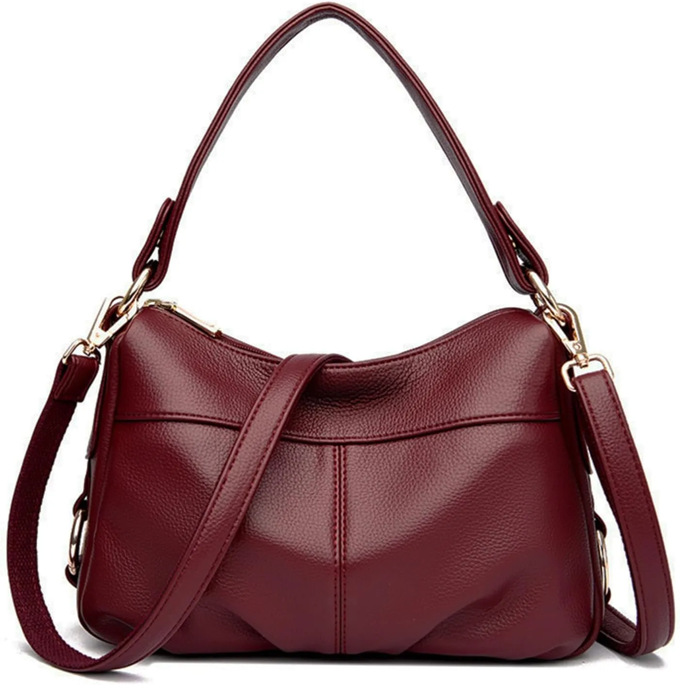 Hobo Bags for Women PU Leather Crossbody Purses Trendy Shoulder Handbag Tote Bag Satchel Bag