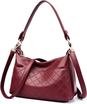 Hobo Bags for Women PU Leather Crossbody Purses Trendy Shoulder Handbag Tote Bag Satchel Bag