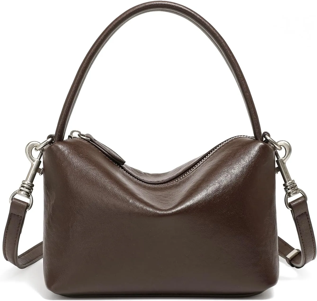 Hobo Bags for Women Small Shoulder Purse Soft Crossbody Top-Handle Handbag 2025