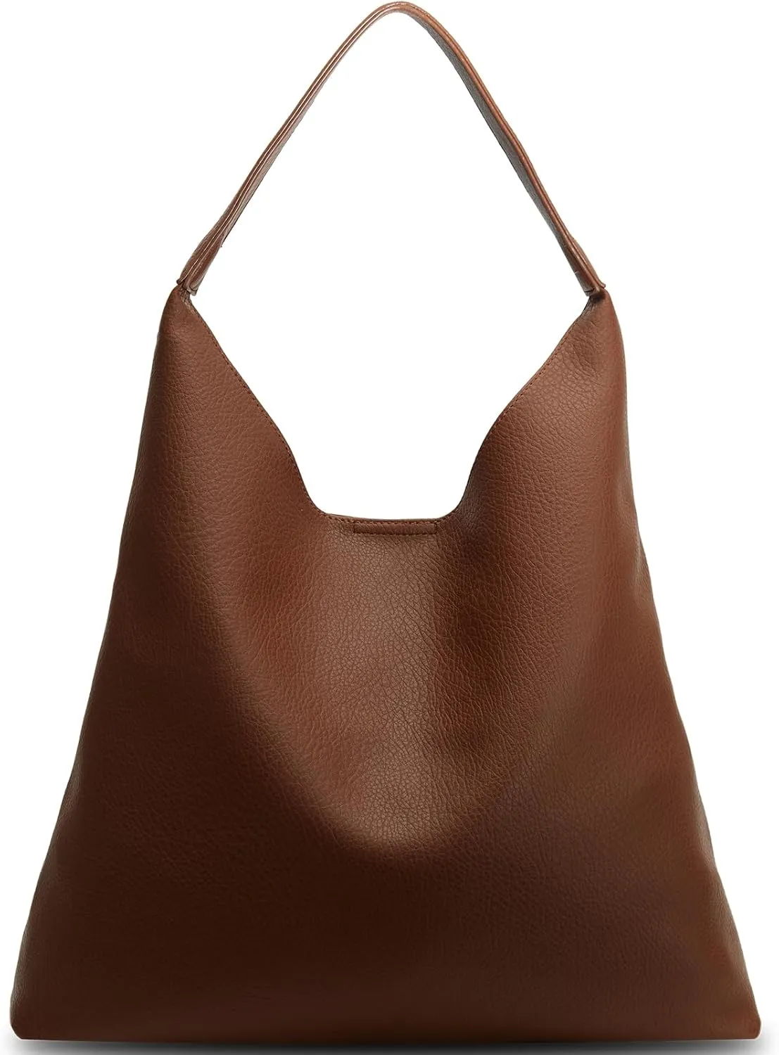 Hobo Bags for Women Soft PU Leather Shoulder Handbag high-capacity Slouchy Tote Purses