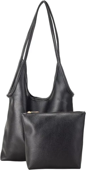 Hobo Bags Purses for Women Ultra Soft Foldable Slouchy Shoulder Bag Handbags with Coin Purse & Adjustable Strap