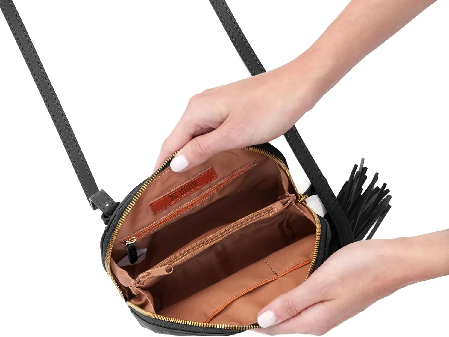 HOBO Nash Compact Crossbody Leather Bag for Women