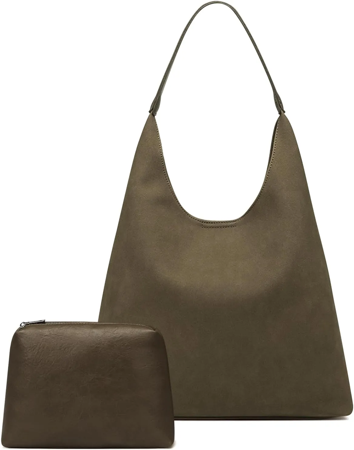 Hobo Tote Bag for Women Slouchy Bags with Small Purse, Designer Handbags for Women Large Capacity Shoulder Bag
