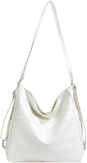 Hobo Tote Bags for Women Vegan Leather Tote Purses and Handbags Womens Slouchy Shoulder Crossbody Work Bag