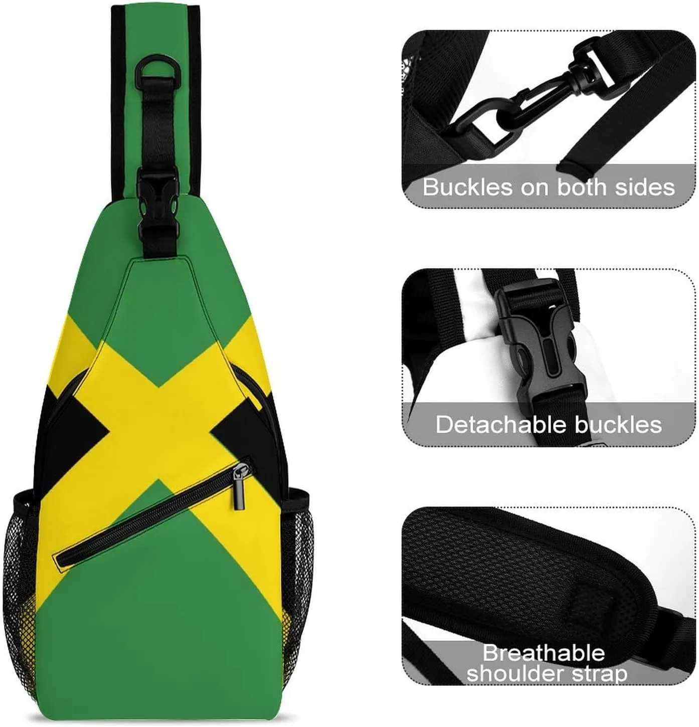 Honduras Flag Sling Bag Crossbody Chest Bag Shoulder Bag For Travel Hiking Cycling Camping