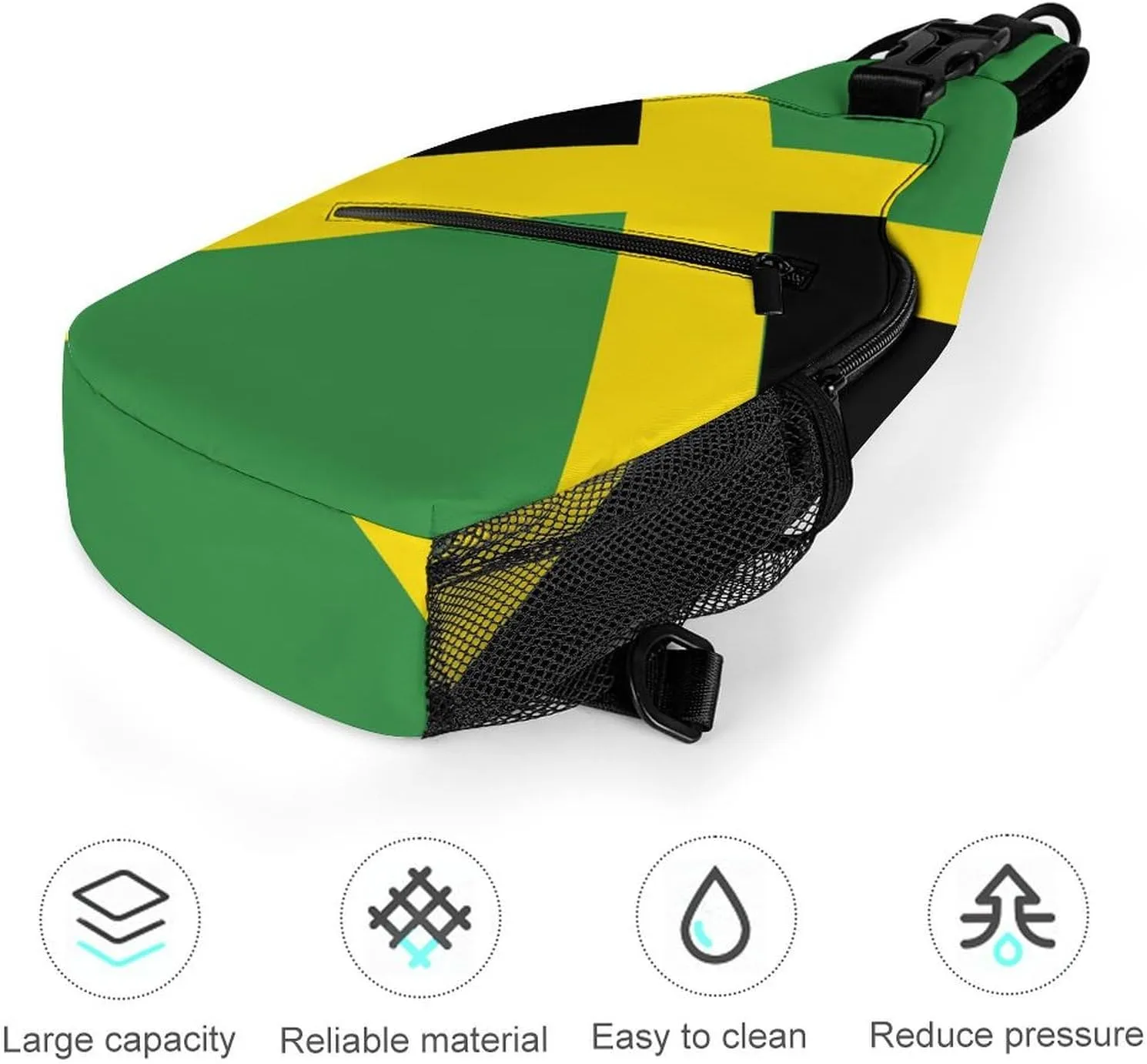 Honduras Flag Sling Bag Crossbody Chest Bag Shoulder Bag For Travel Hiking Cycling Camping