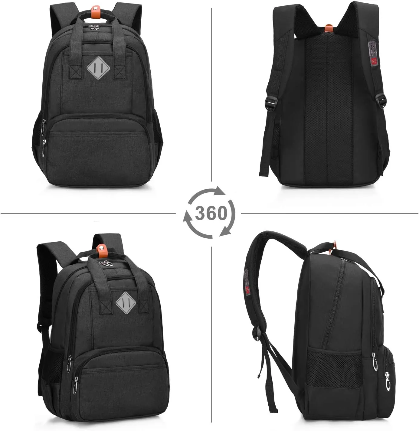 HOPYOCK-Kids Backpacks for Boys and Girls,Multi-Pocket Elementary and Middle School Backpack with Reflective Design,School Bags Fit for 6-18 Years Old