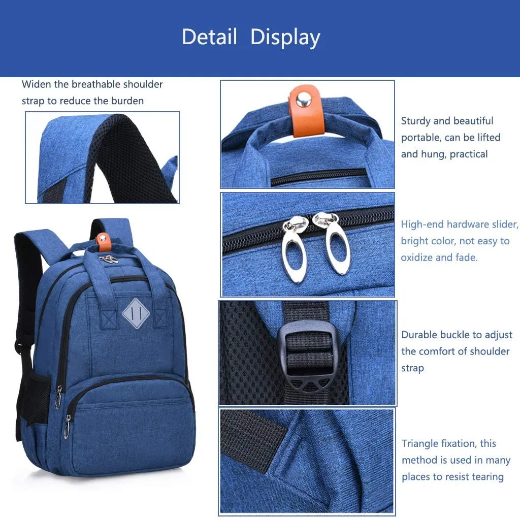 HOPYOCK-Kids Backpacks for Boys and Girls,Multi-Pocket Elementary and Middle School Backpack with Reflective Design,School Bags Fit for 6-18 Years Old