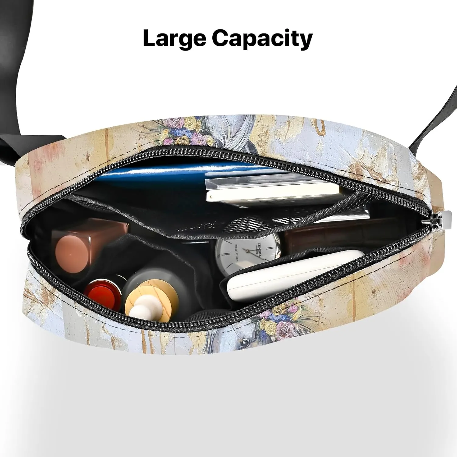 Horse Fanny Pack for Women Belt Bag Lightweight Waist Bags Waterproof Purse with Adjustable Straps Wallet Casual Presents Travel Workout