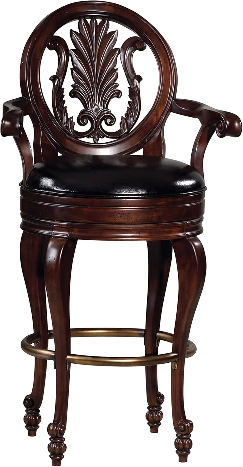 Howard Miller Shull Bar Stool 547-336 – Rustic Cherry Finish