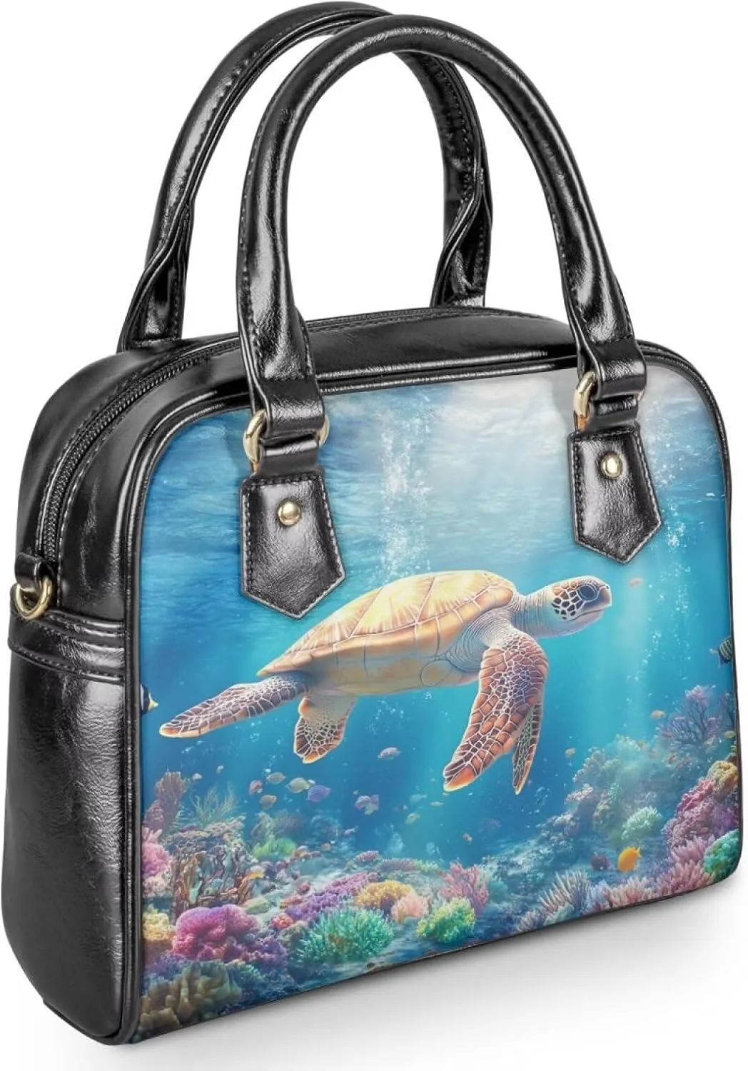 HUGS IDEA Leather Crossbody Bag Vintage Leather Handbag for Women Shoulder Bag Hobo Purse