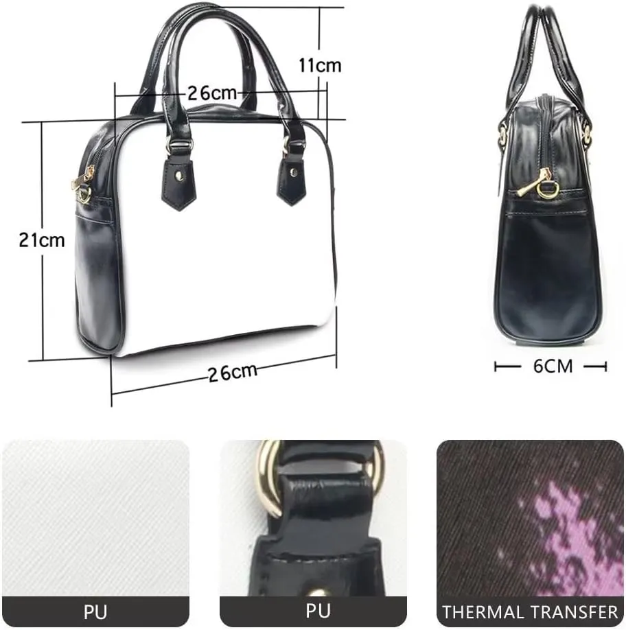 HUGS IDEA Leather Purse for St. Patrick's Day Crossbody Hobo Bag Fashion Top Handle Purse Lightweight