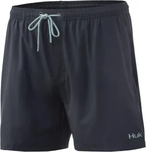 HUK Men's Volley 5.5" Elastic Waist Quick-Dry Swim Shorts