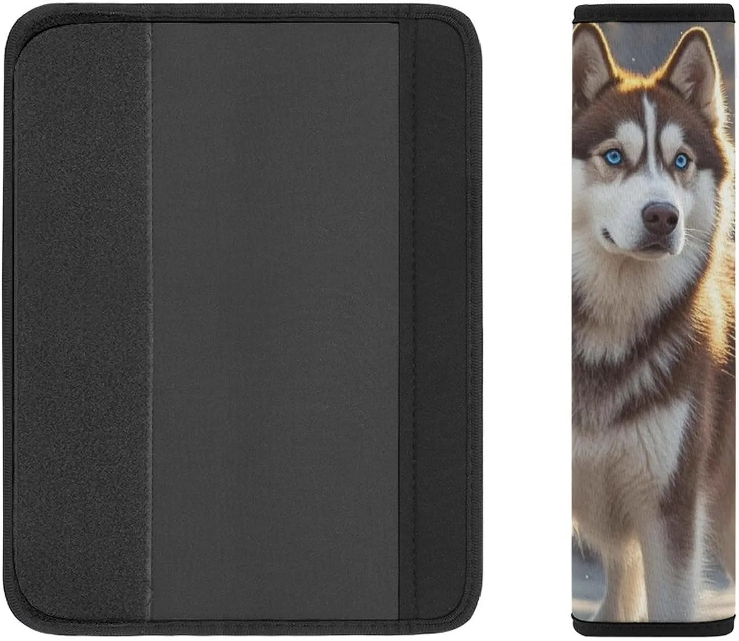 Husky Dog Auto Seat Belt Cover 1PCS Universal Car Seat Belt Shoulder Protector Pad, Protect Your Shoulders and Neck for Car Seat Belt, Shoulder Bag, Backpack