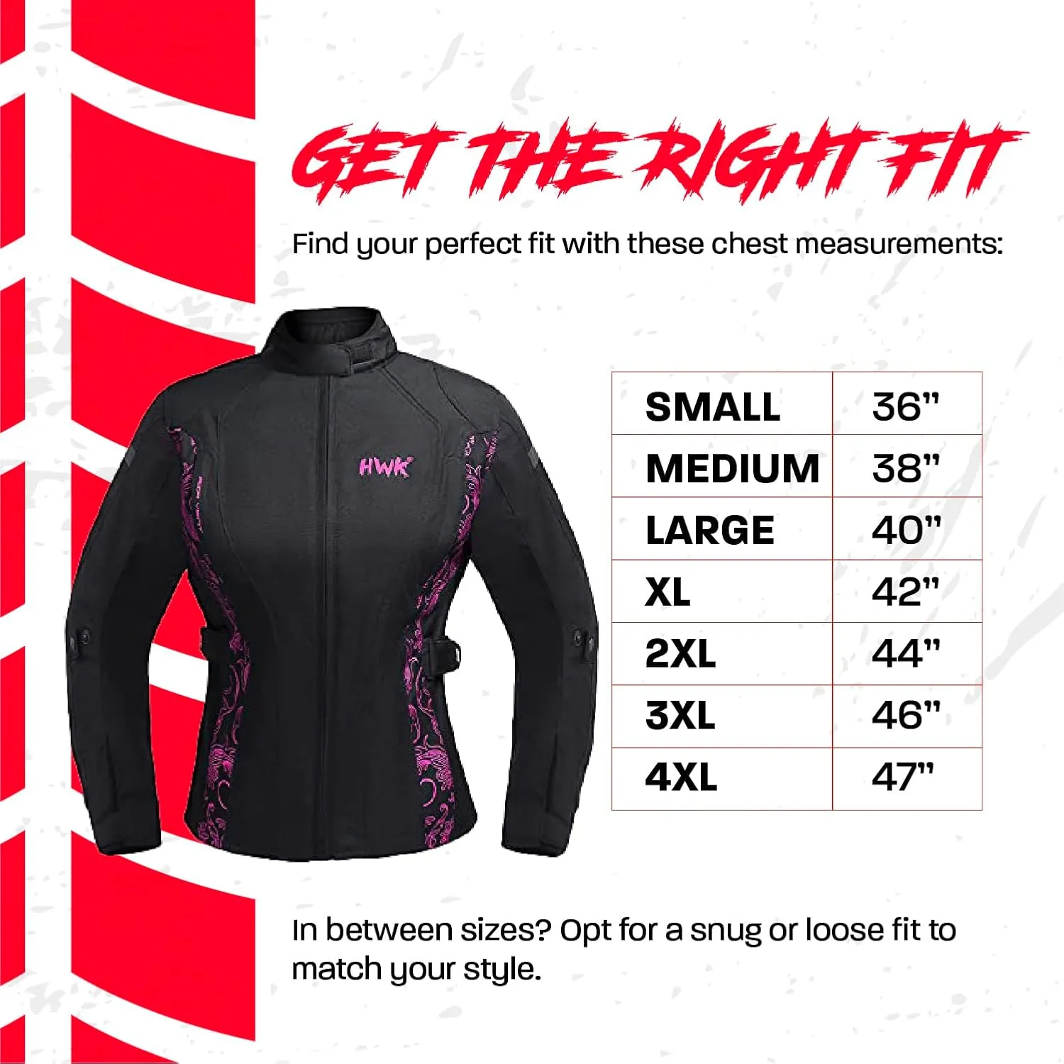HWK Adventure/Touring Motorcycle Jacket for Women, Women's Motorcycle Jacket with CE Armor for Enduro Motorbike Riding