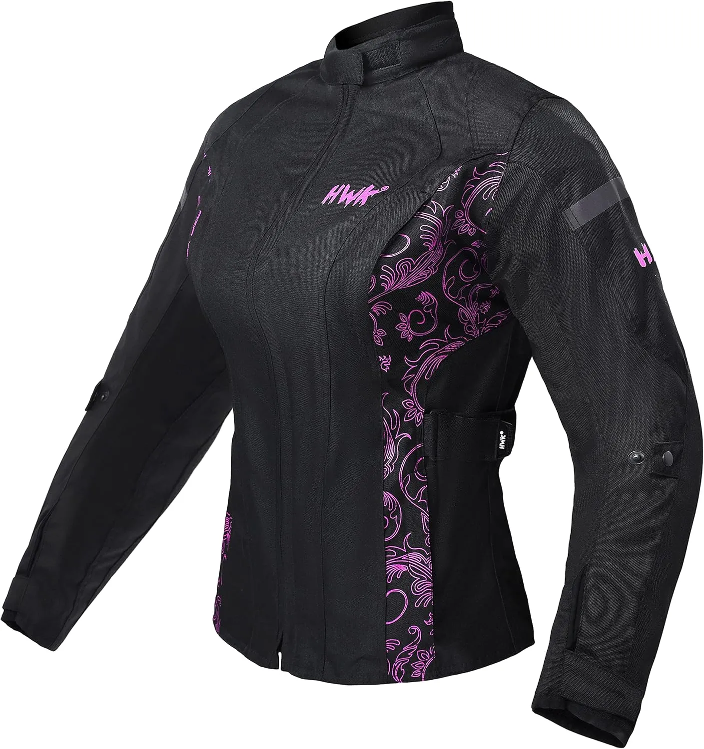 HWK Adventure/Touring Motorcycle Jacket for Women, Women's Motorcycle Jacket with CE Armor for Enduro Motorbike Riding