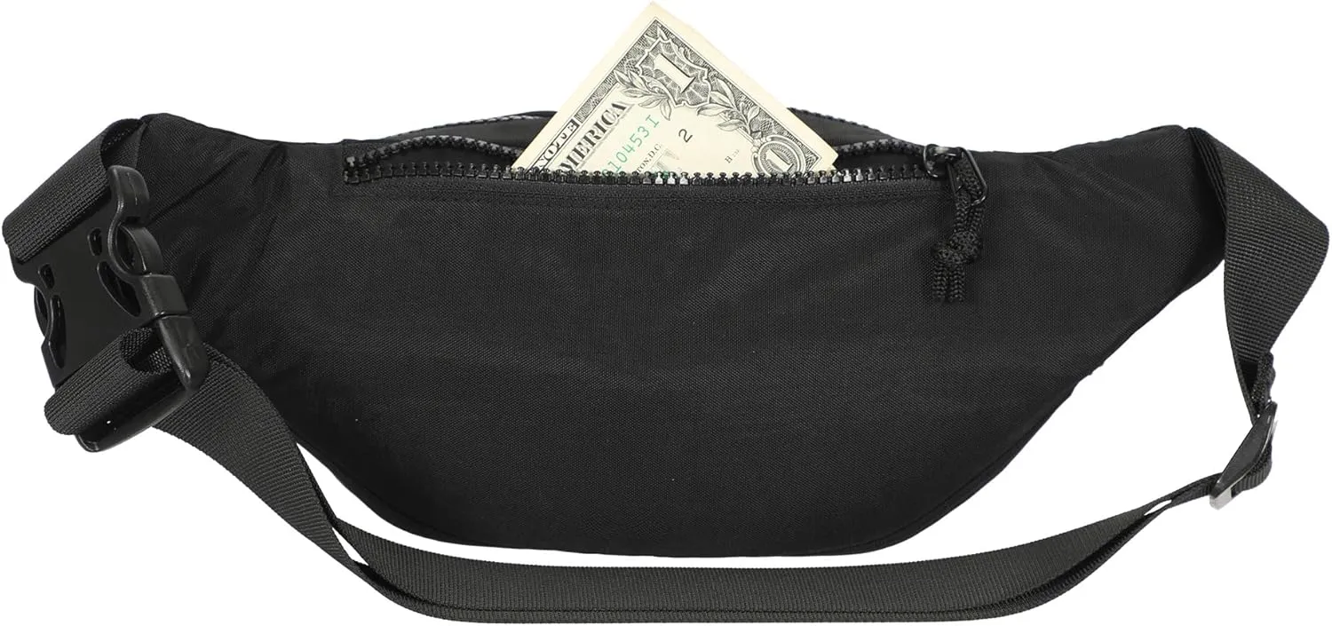 Hynes Eagle Fanny Pack Belt Bag for Women Men Fashionable Crossbody Bag Waist Pack Sling Bag with Adjustable Strap Black