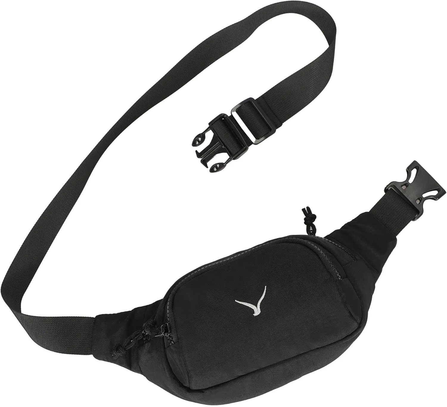 Hynes Eagle Fanny Pack Belt Bag for Women Men Fashionable Crossbody Bag Waist Pack Sling Bag with Adjustable Strap Black
