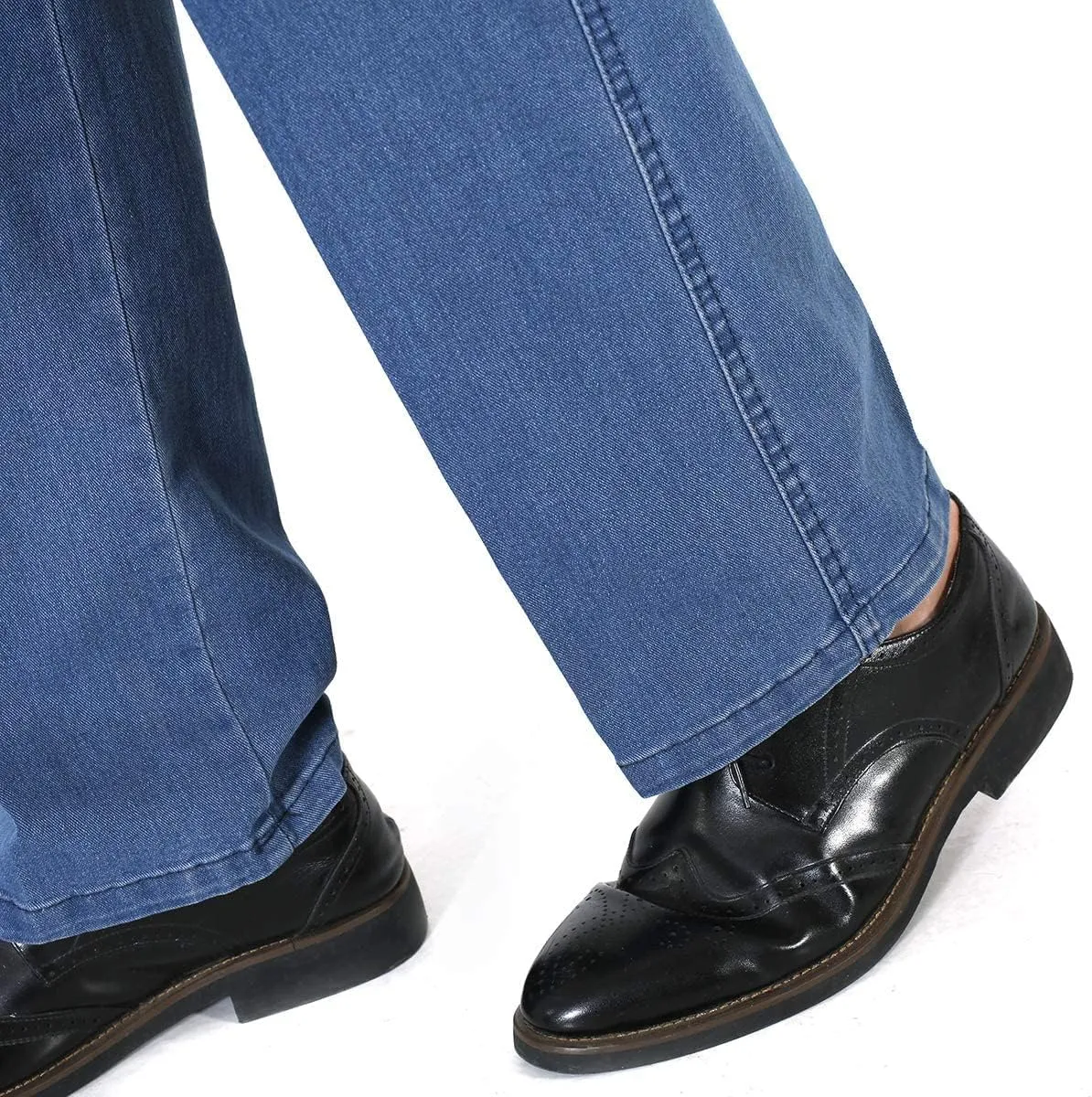 IDEALSANXUN Men’s Elastic Waist Jeans