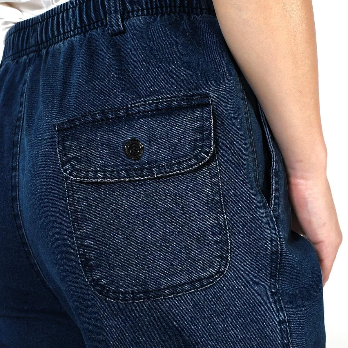 IDEALSANXUN Men’s Elastic Waist Jeans