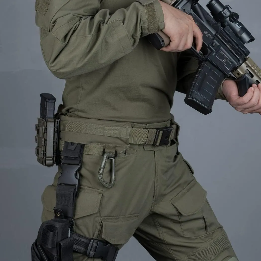 IDOGEAR Tactical Belt MOLLE Military Belt Modular Rigger's Belt Adjustable Combat Belt With Inner Belt And Outer Belt Set