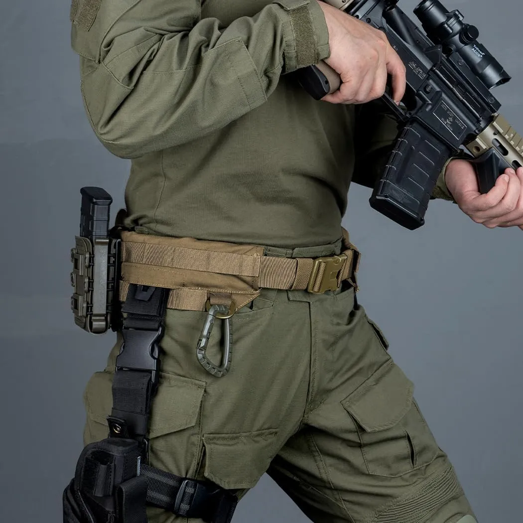 IDOGEAR Tactical Belt MOLLE Military Belt Modular Rigger's Belt Adjustable Combat Belt With Inner Belt And Outer Belt Set