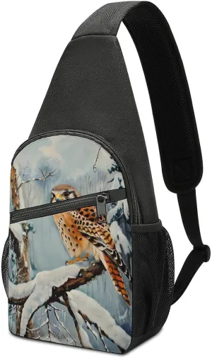 In Snowscape Kestrel Sling Bag Travel Daypack Crossbody Shoulder Backpack for Hiking Cycling