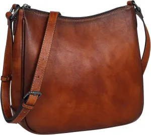 Iswee Crossbody Bags Ladies Vintage Shoulder Bag Satchel Purse