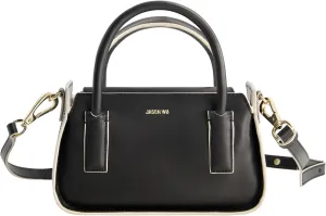 Jason Wu Women's Tote Bag, Structured Mini Leather Handbag with Adjustable Shoulder Strap, Black, One Size