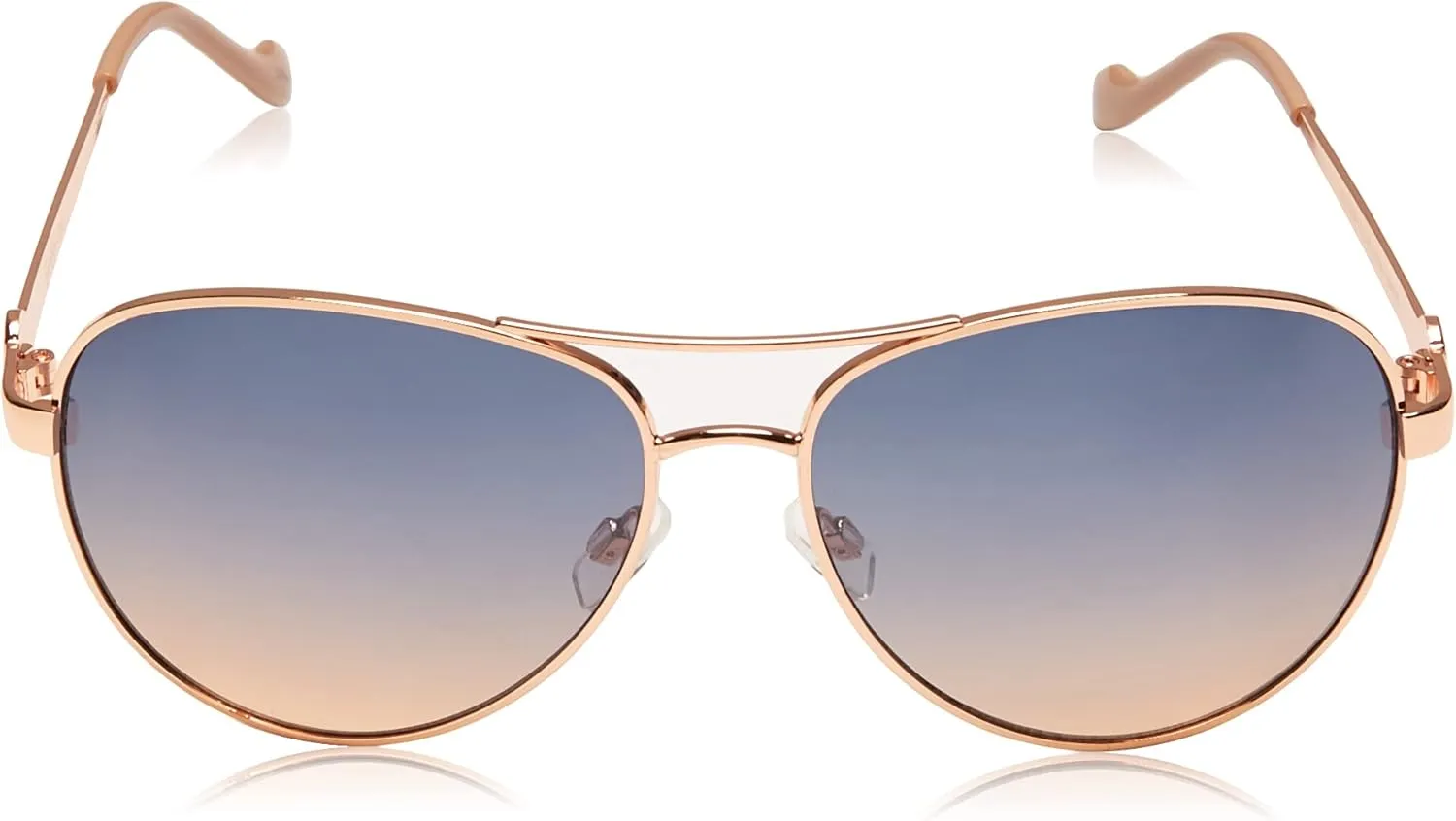 Jessica Simpson Women's J5596 Classic Metal Aviator Pilot Sunglasses with UV400 Protection