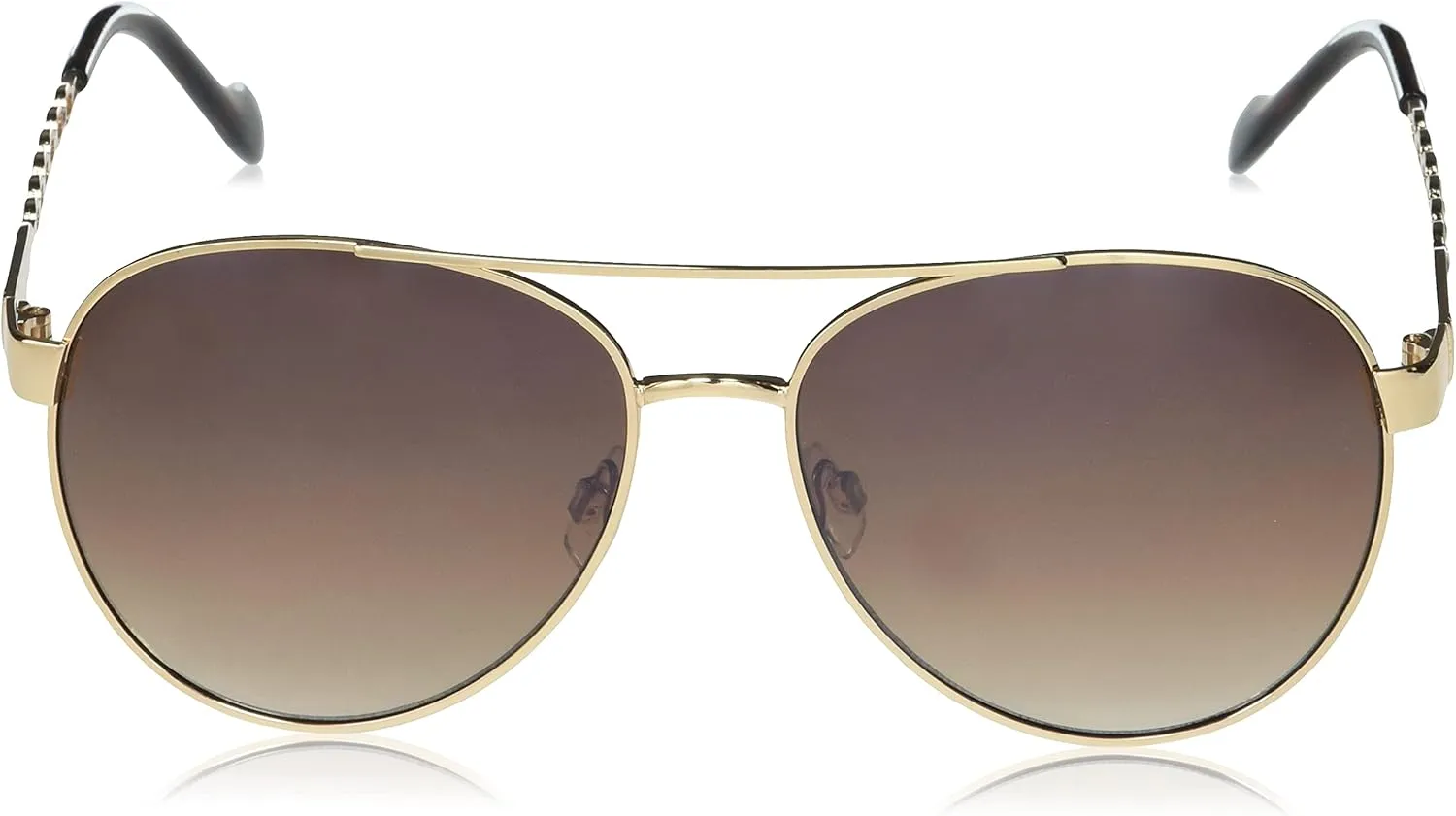 Jessica Simpson Women's J5702 Elegant Metal Aviator Pilot Sunglasses with UV400 Protection